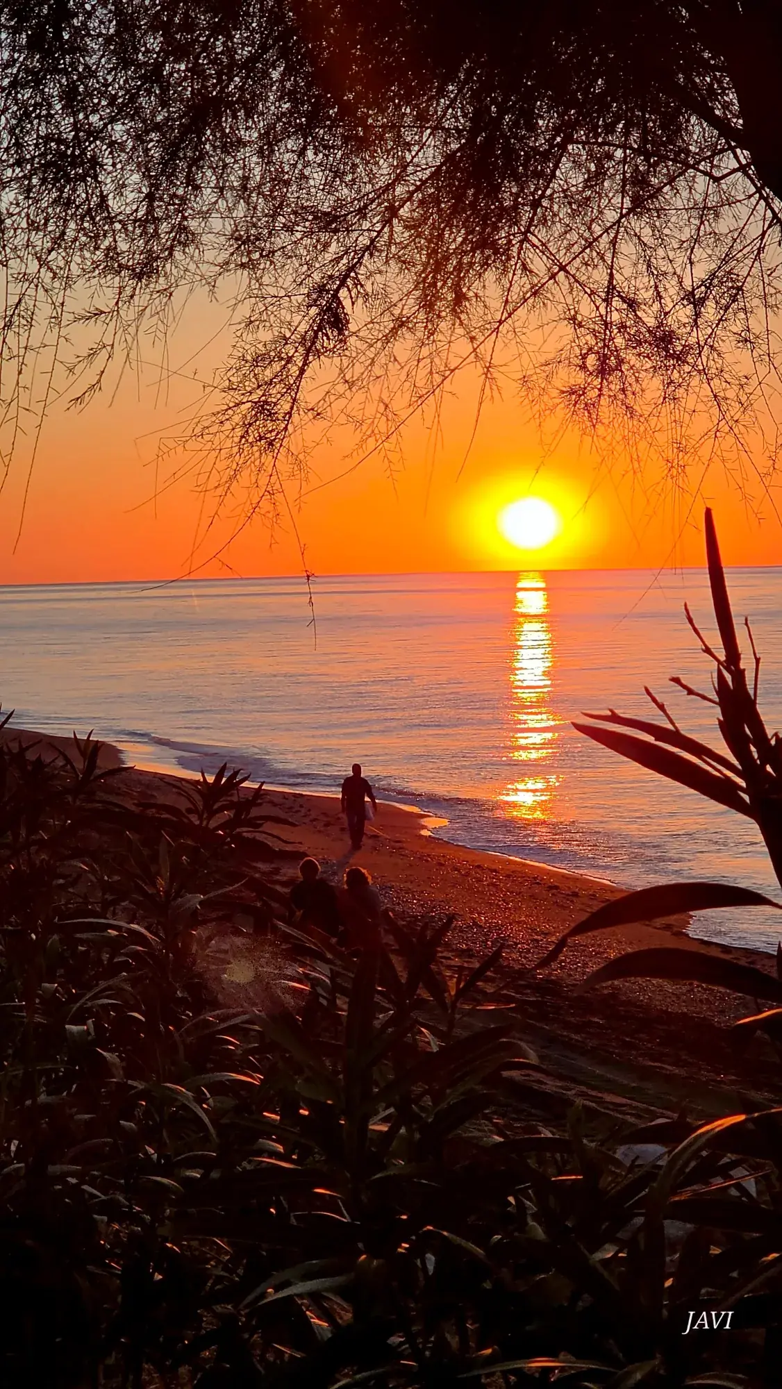 Amanecer en la playa de Chilches