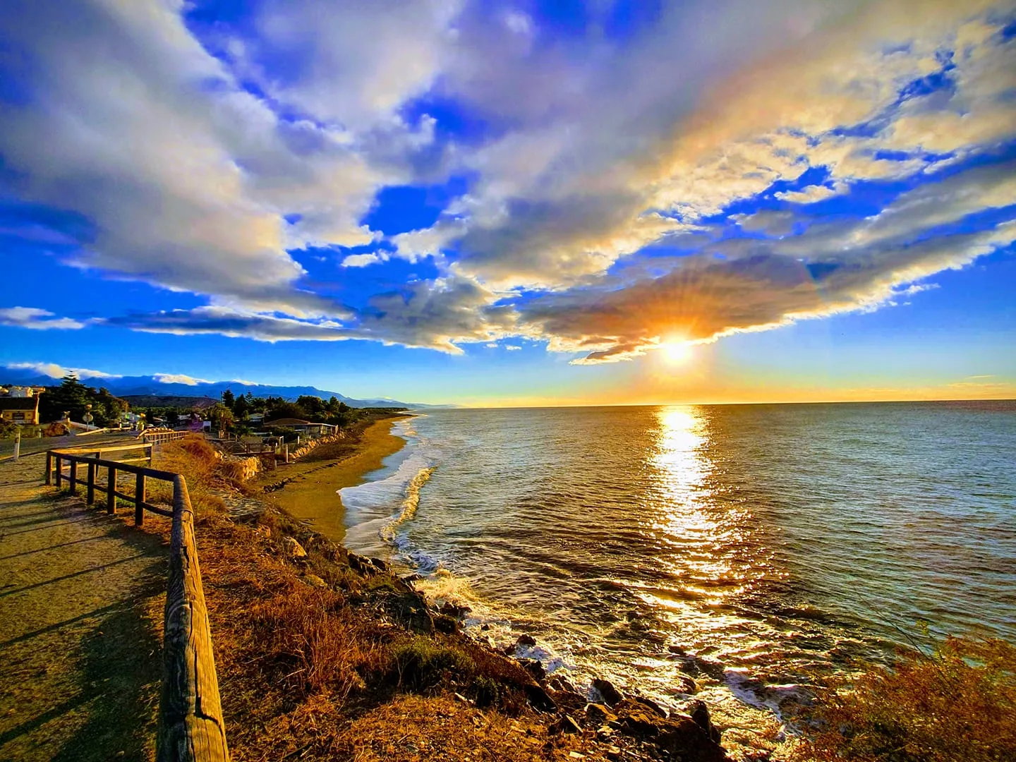 Una bonita mañana en la baja mar de Valle-Niza